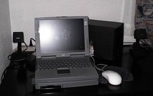ソーテックPentium133Mノートパソコン